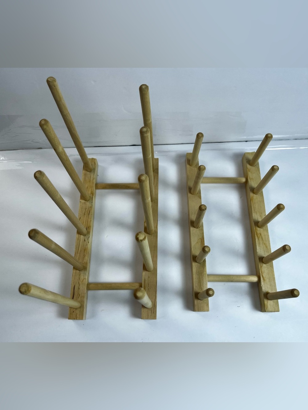 Wooden Plate and Lid Drying /organization Rack - Natural sku 88 - Picture 2 of 7